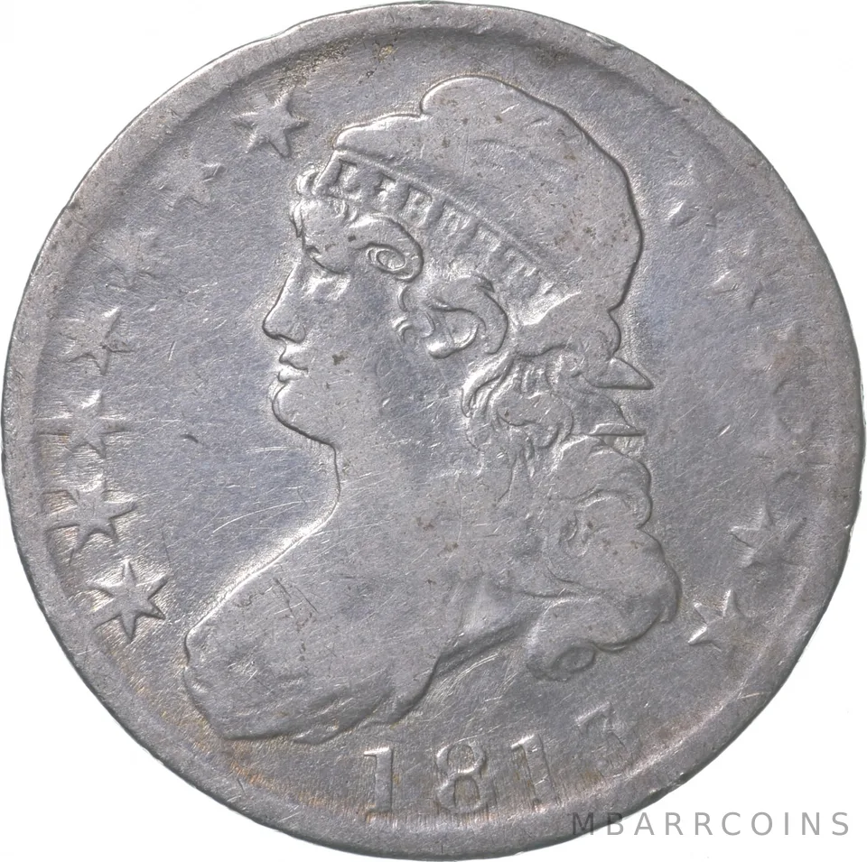 1813 Capped Bust Half Dollar Either 102 or 104 Both R4 *8341