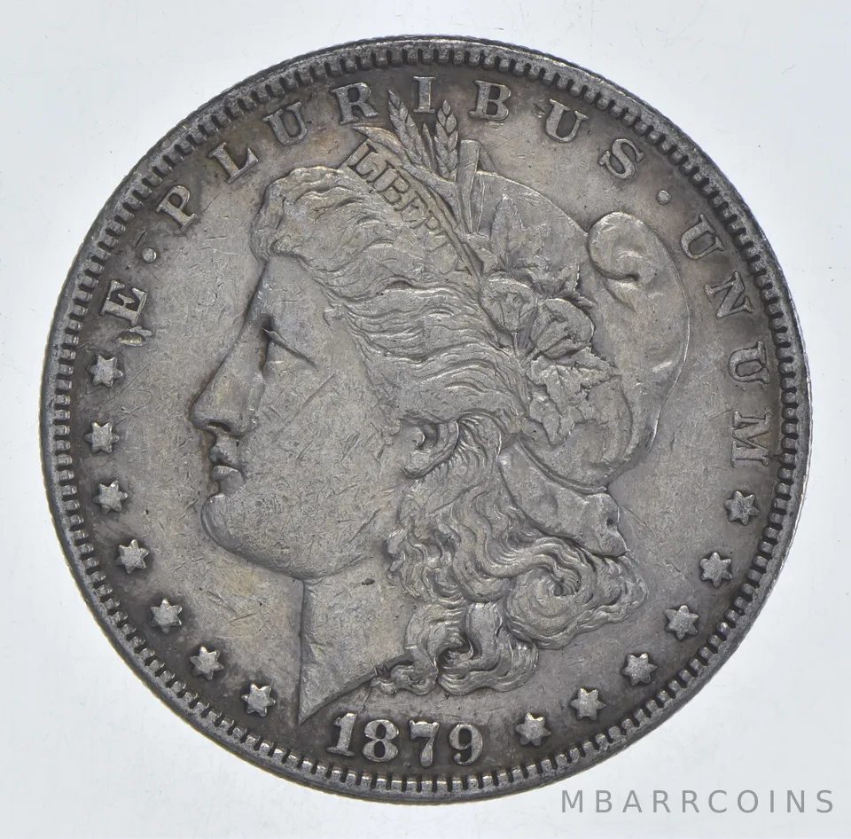 Better 1879 Morgan Silver Dollar - 90% US Coin - Nice Coin *383