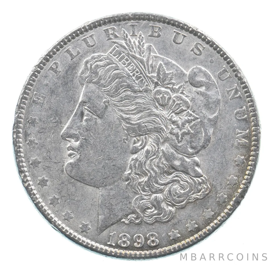 Better 1898 Morgan Silver Dollar - 90% US Coin - Nice Coin *652