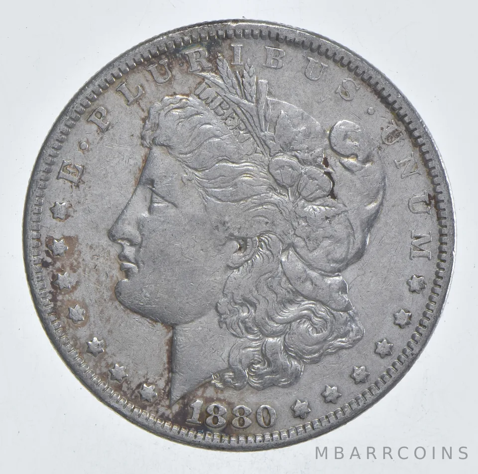 Early - 1880 Morgan Silver Dollar - 90% US Coin *957