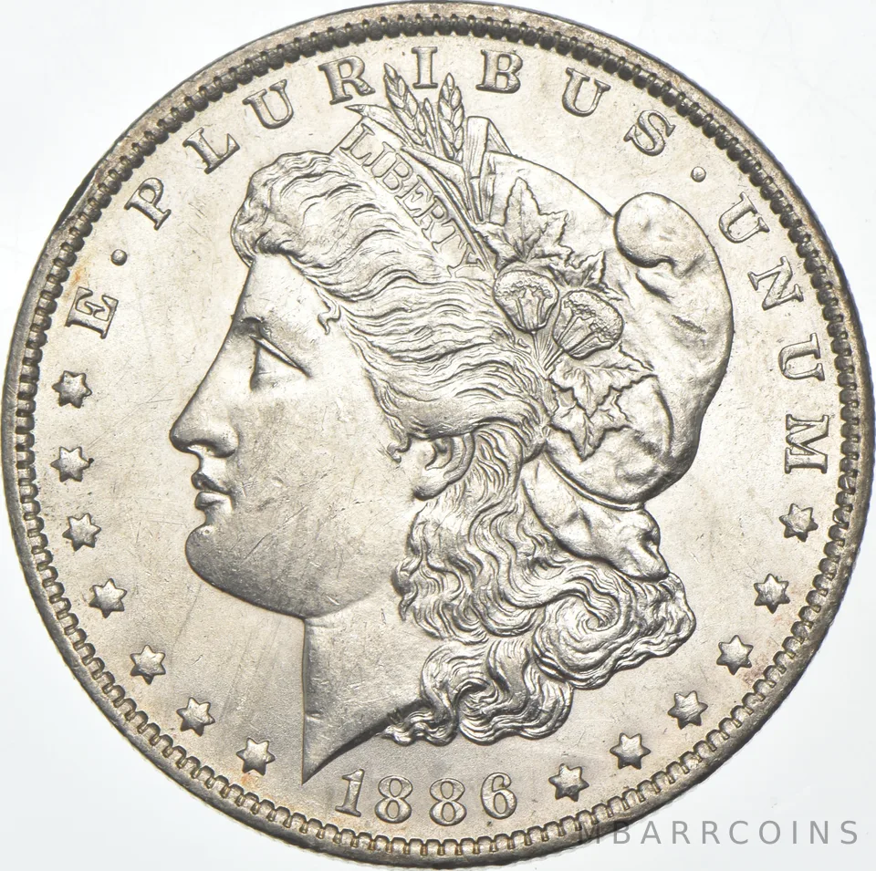 1886-O Morgan Silver Dollar *7955