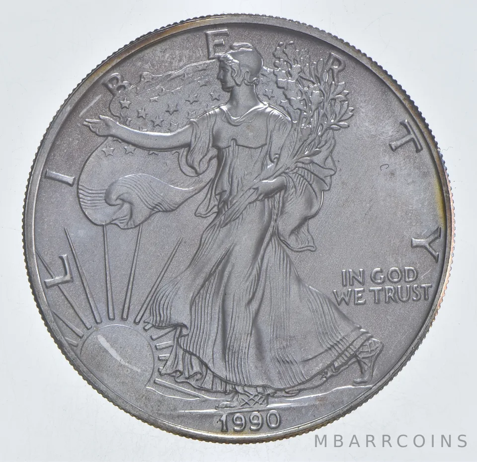 Better Date 1990 American Silver Eagle 1 Troy Oz .999 Fine Silver *365