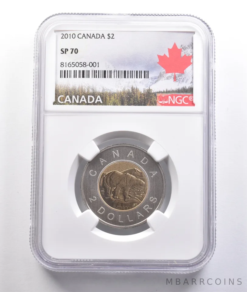 2010 Canada 2 Dollars SP70 NGC *6915