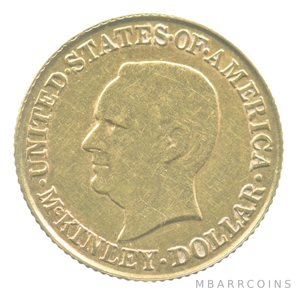 1916 $1 McKinley Birthplace Memorial Gold Dollar *2515