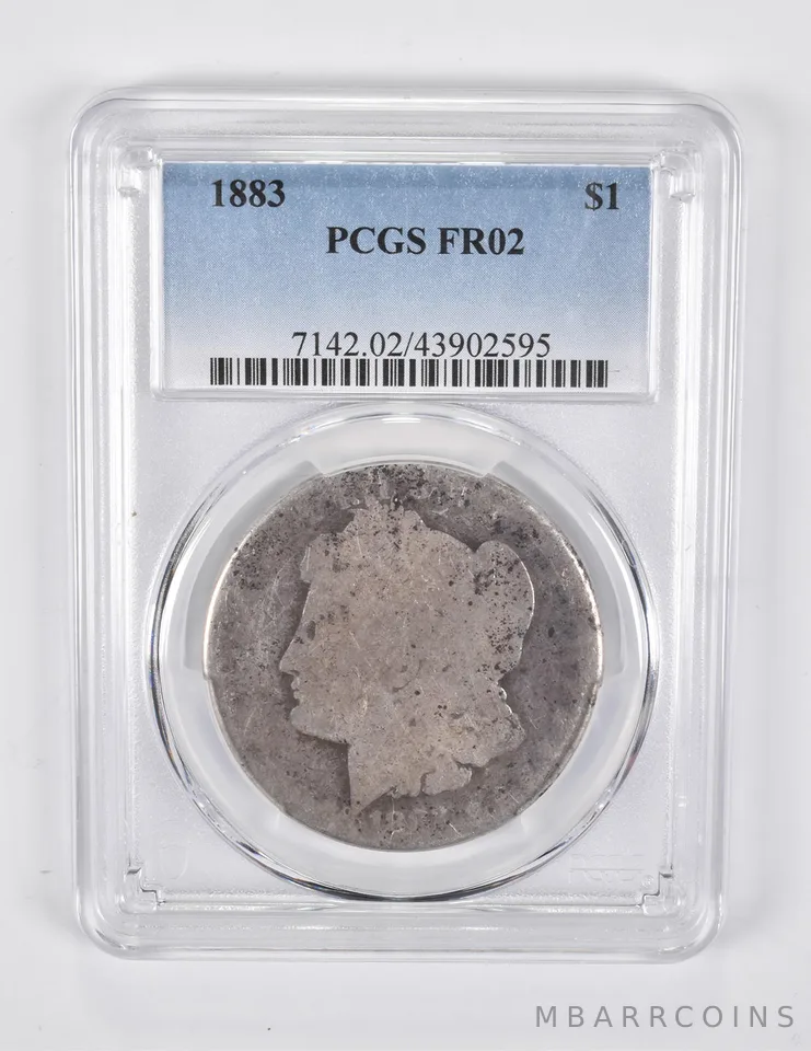 FR02 1883 Morgan Silver Dollar PCGS Lowball a1786