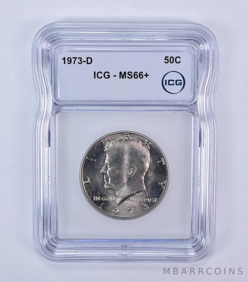 1973-D Kennedy Half Dollar MS66+ ICG