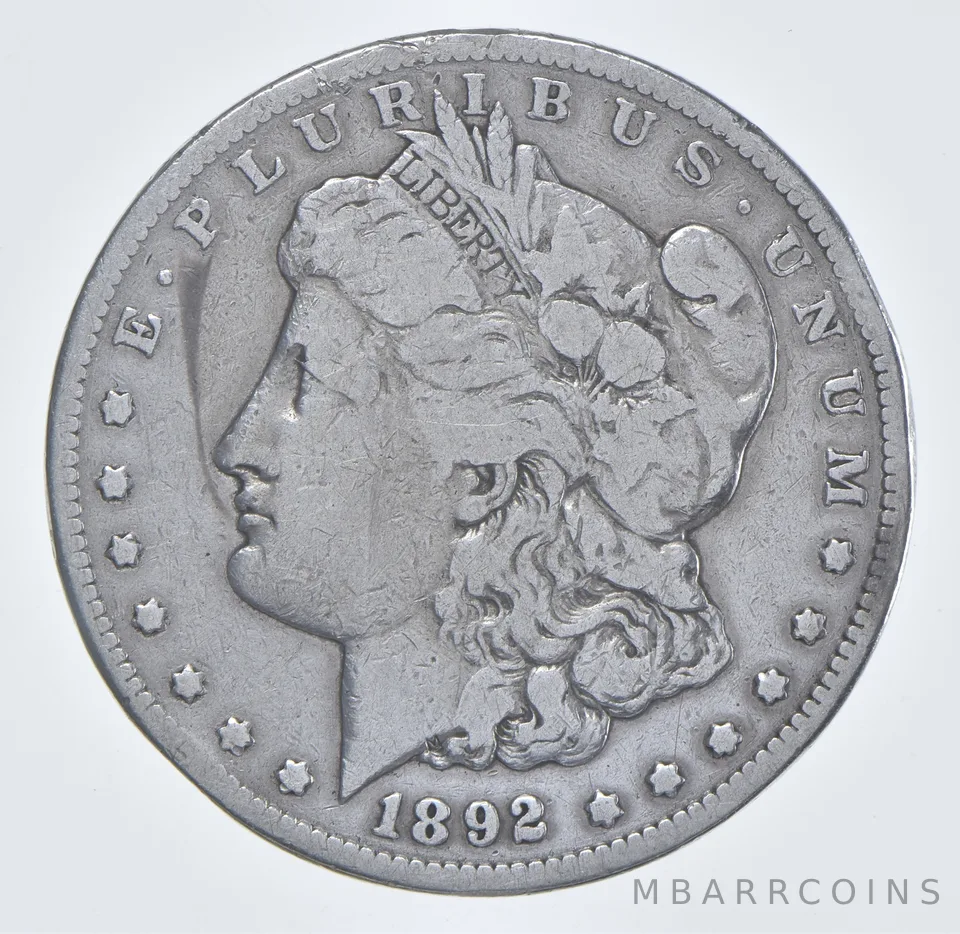 1892-CC Morgan Silver Dollar *1055