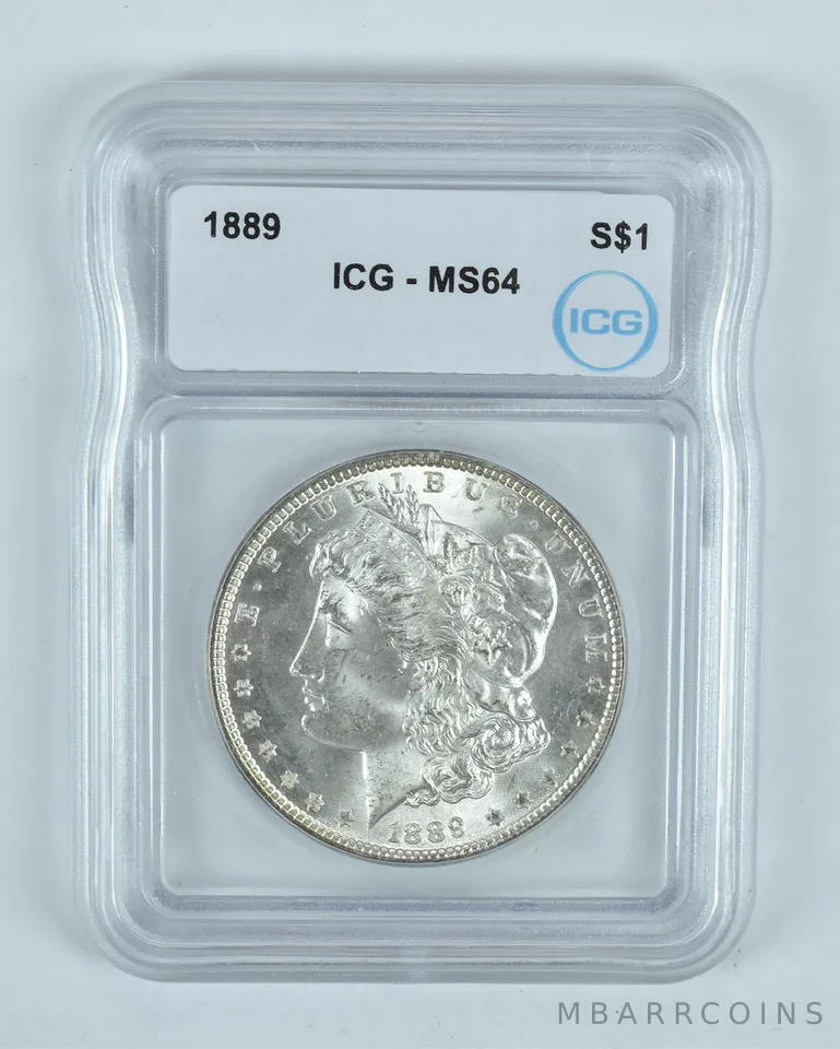 1889 Morgan Silver Dollar MS64 ICG