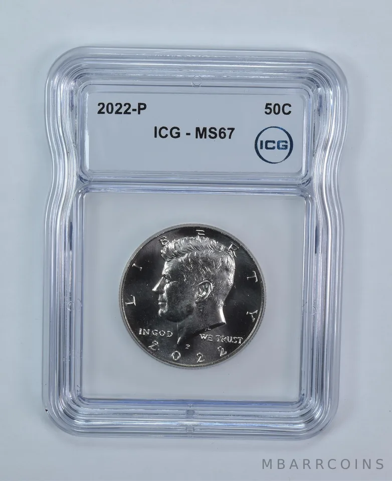 2022-P Kennedy Half Dollar MS67 ICG