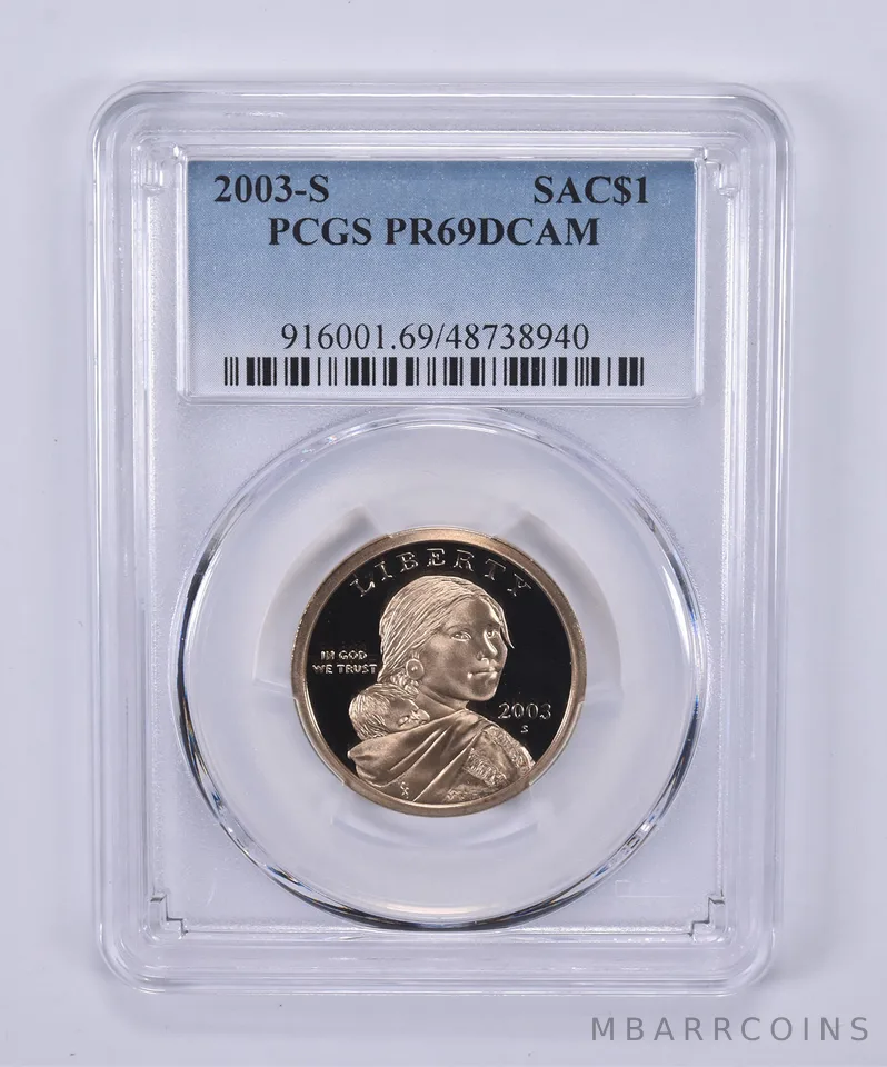 2003-S Sacagawea $1 PR69 DCAM PCGS Blue Label