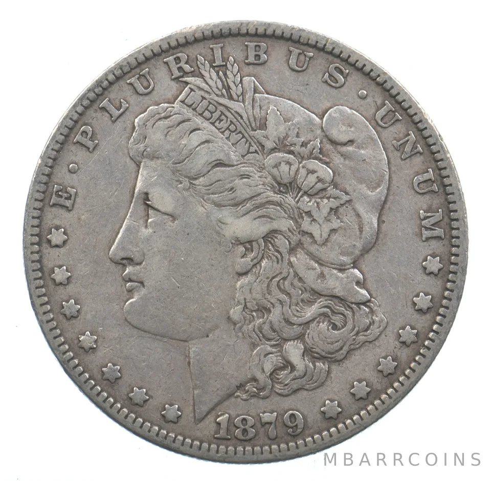 Early - 1879 Morgan Silver Dollar - 90% US Coin *023