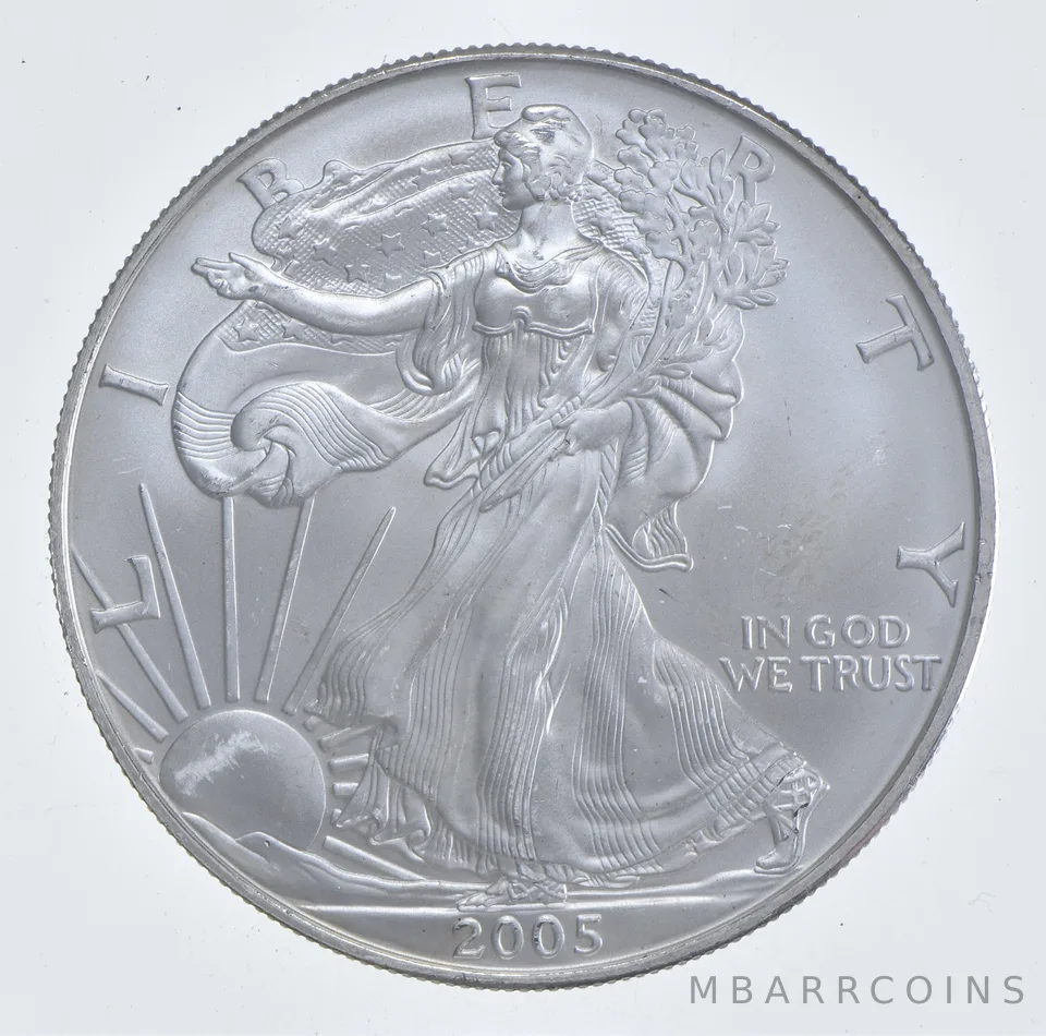 Better Date 2005 American Silver Eagle 1 Troy Oz .999 Fine Silver *568