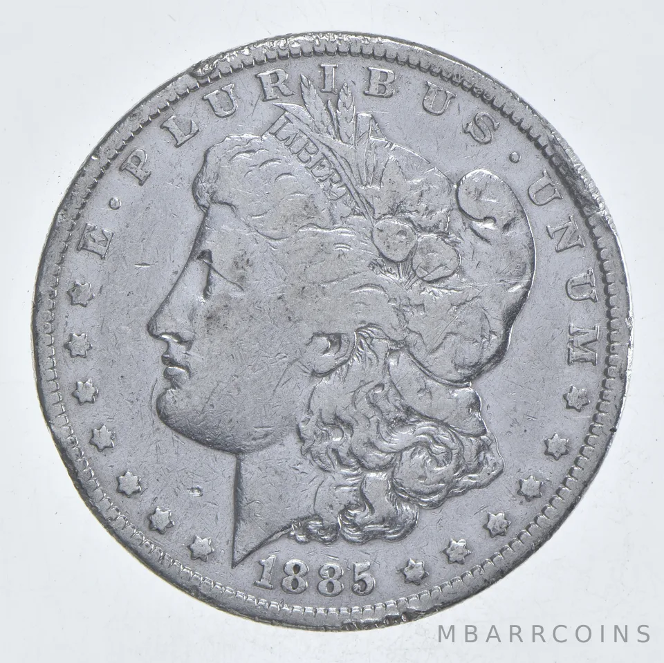 Early - 1885 Morgan Silver Dollar - 90% US Coin *006