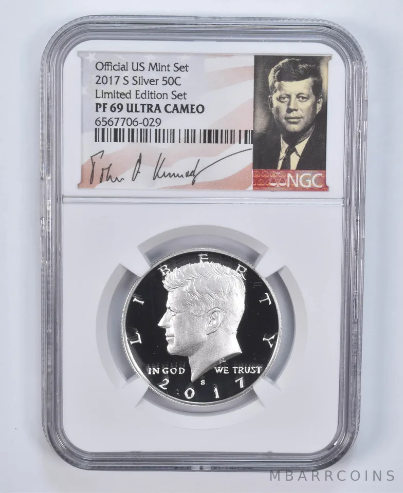 2017-S Kennedy Half Dollar Silver Limited Edition PF69 UCAM NGC