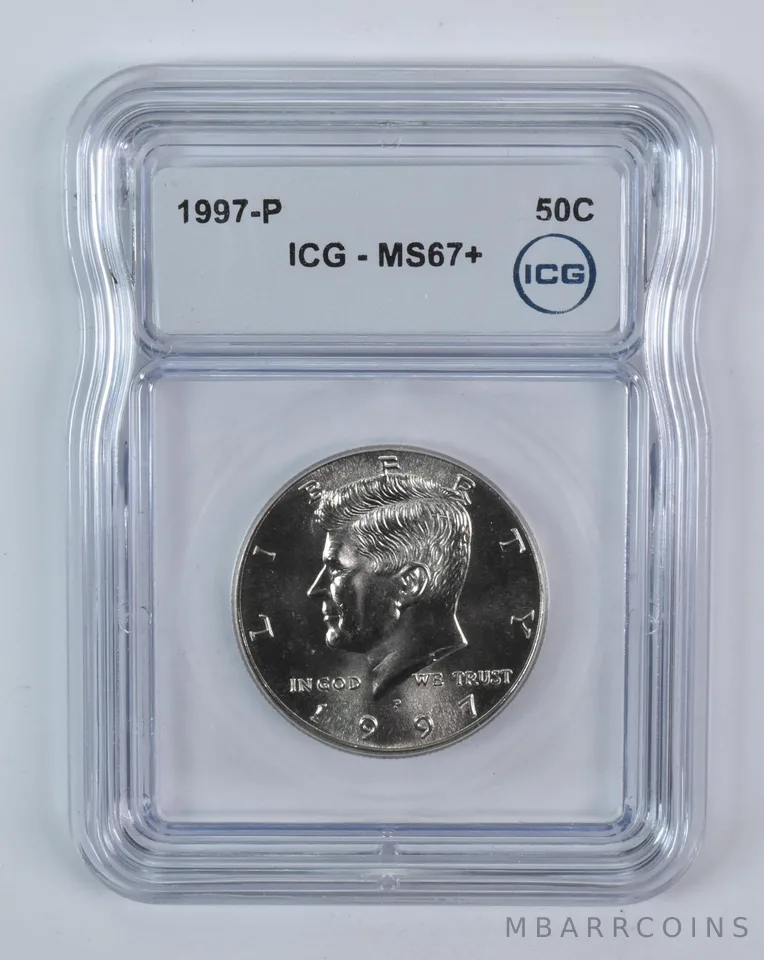 1997-P Kennedy Half Dollar MS67+ ICG