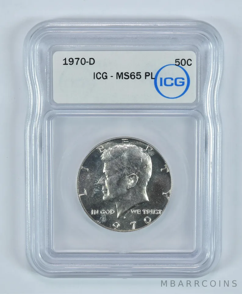 1970-D Kennedy Half Dollar MS65 PL ICG *9147