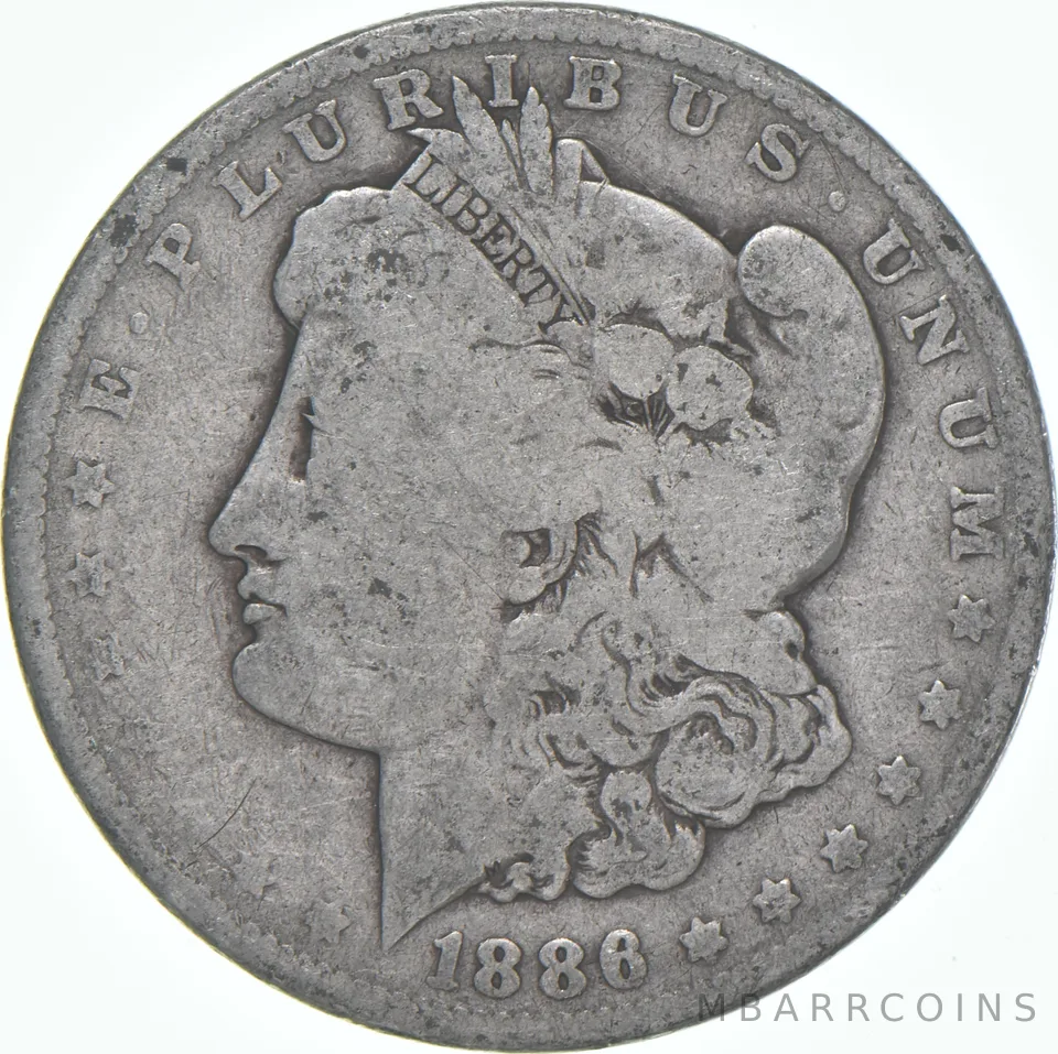G/VG 1886 (P) Morgan Silver Dollar (1 coin)