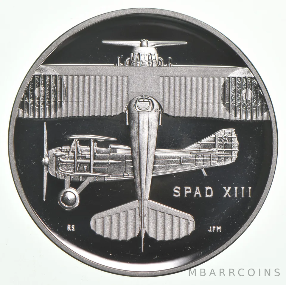 2018 WWI Centennial 1oz Silver Round Military Air Force Medal US Mint