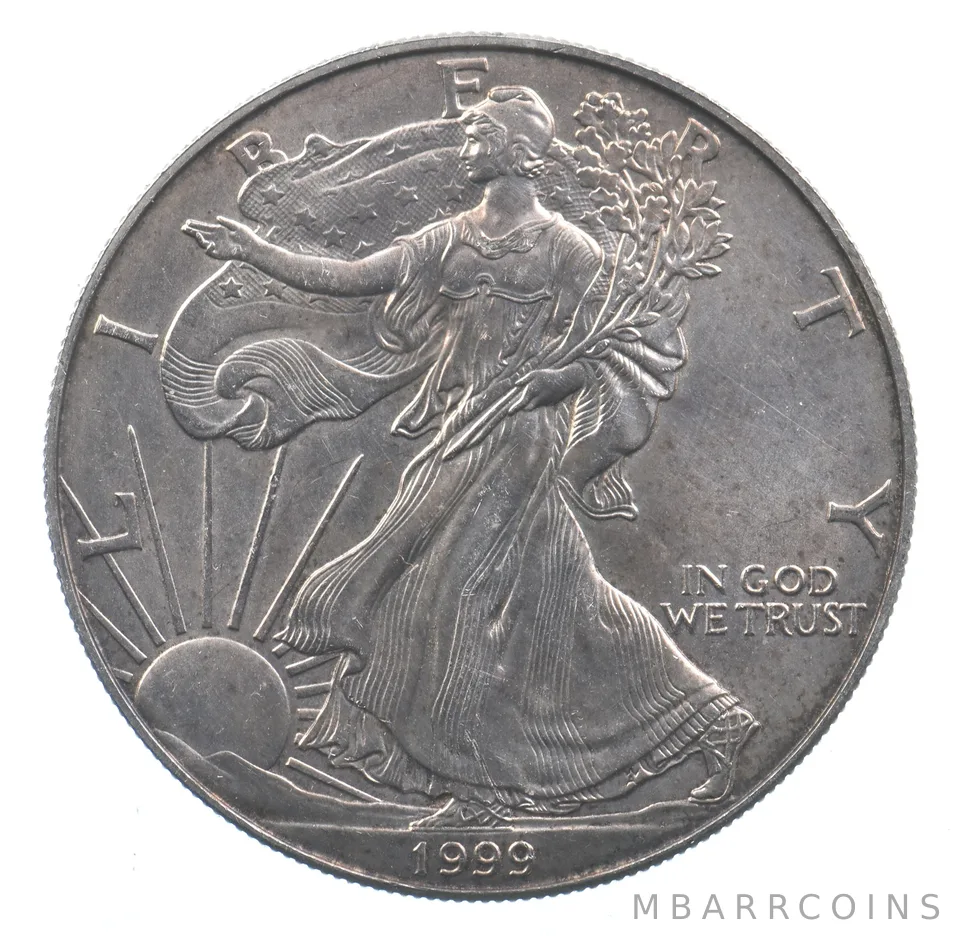 Better Date 1999 American Silver Eagle 1 Troy Oz .999 Fine Silver *763