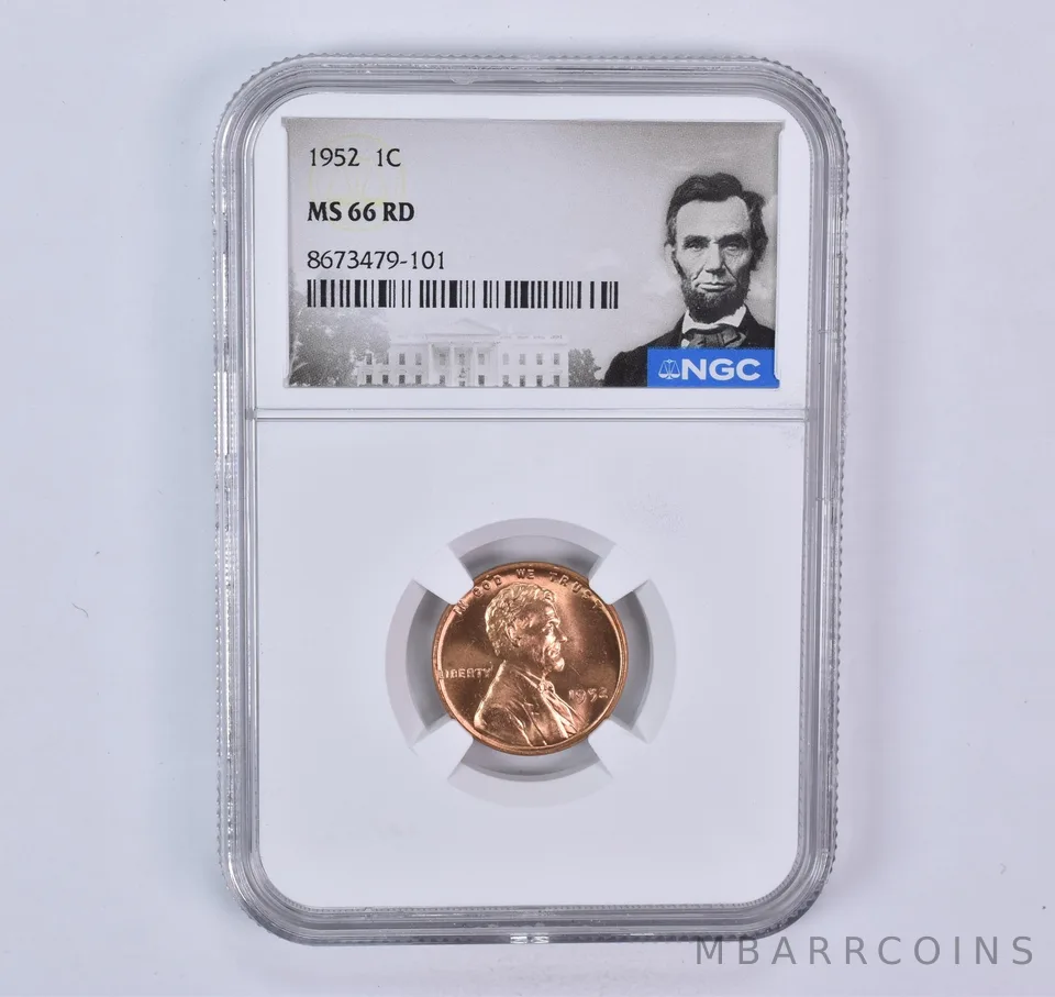 1952 Lincoln Wheat Cent MS66 RD NGC Special Label