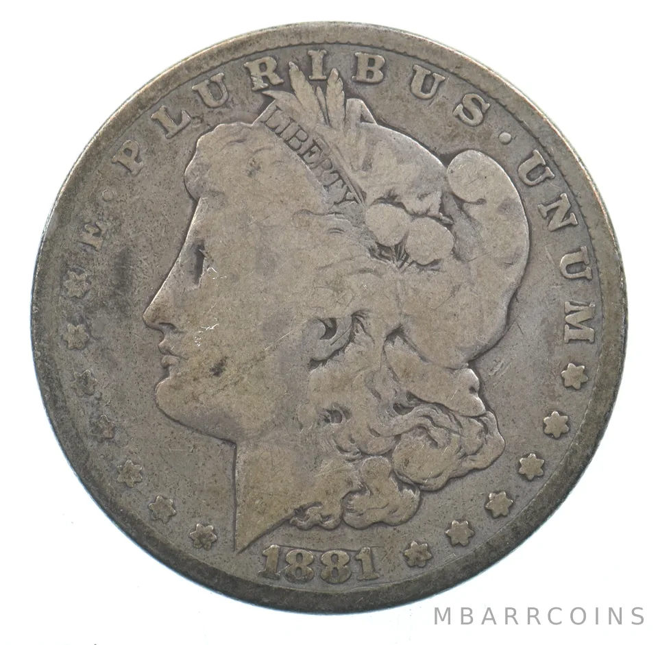 Early - 1881 Morgan Silver Dollar - 90% US Coin *757