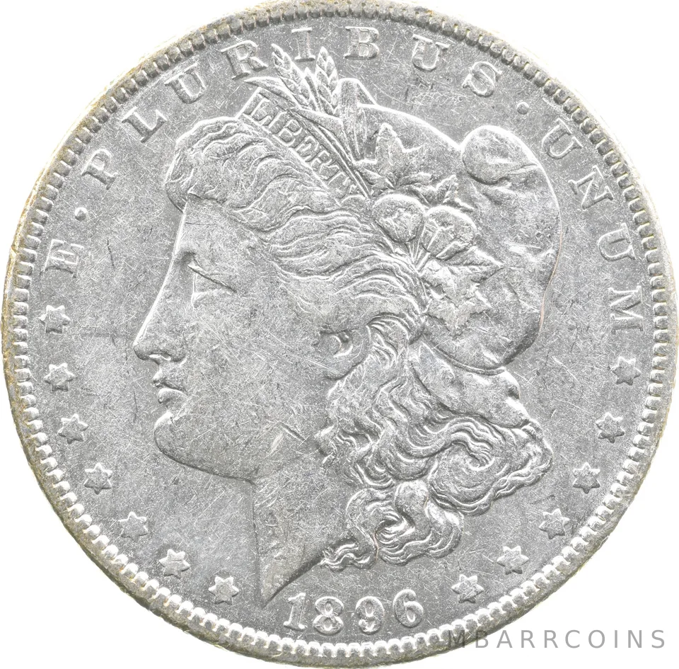 1896-O Morgan Silver Dollar a7538