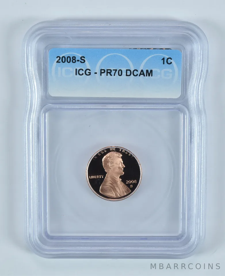 2008-S Lincoln Memorial Cent PR70 DCAM ICG
