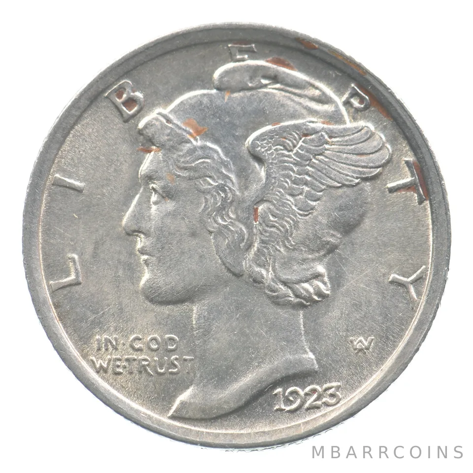 1923 Mercury Dime *9975
