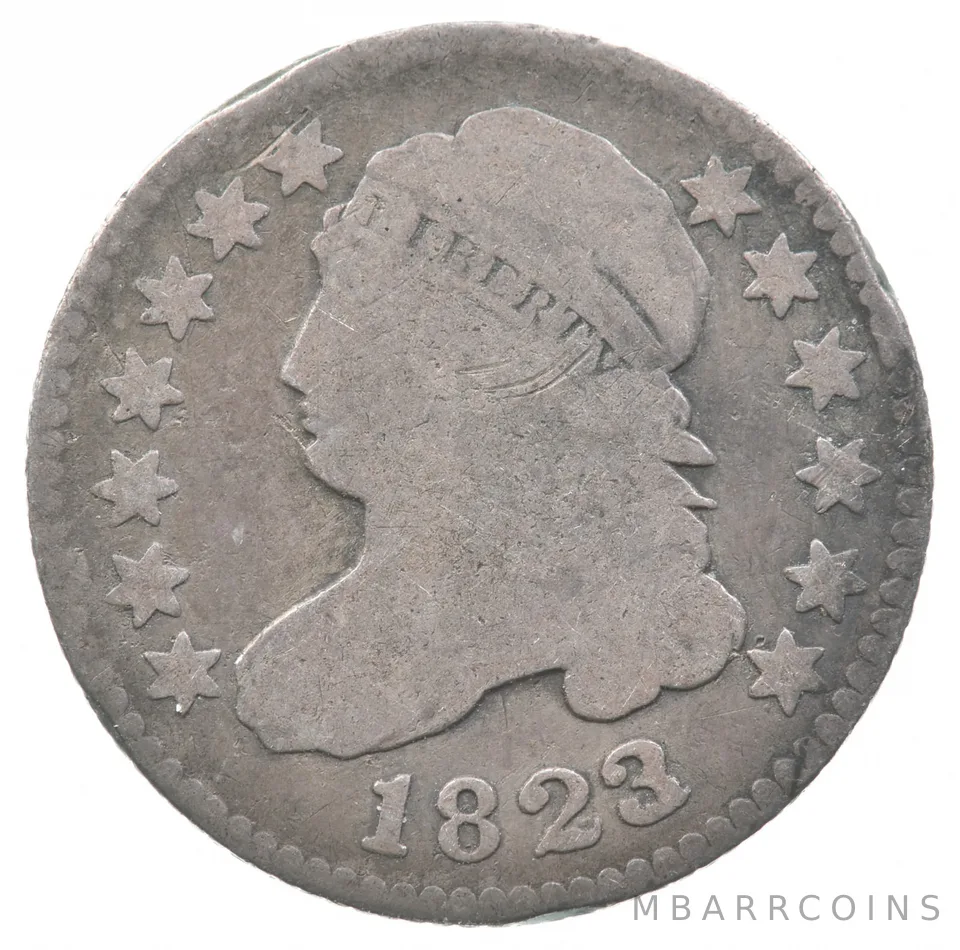 1823 Capped Bust Dime a5941