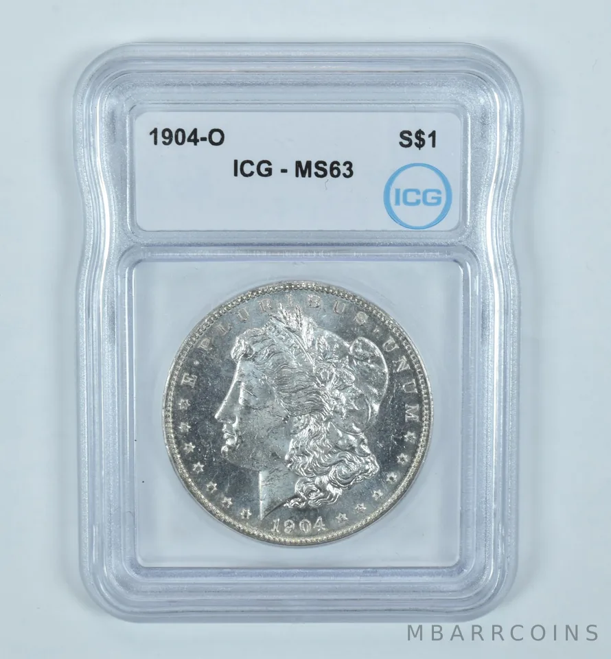 1904-O Morgan Silver Dollar MS63 ICG