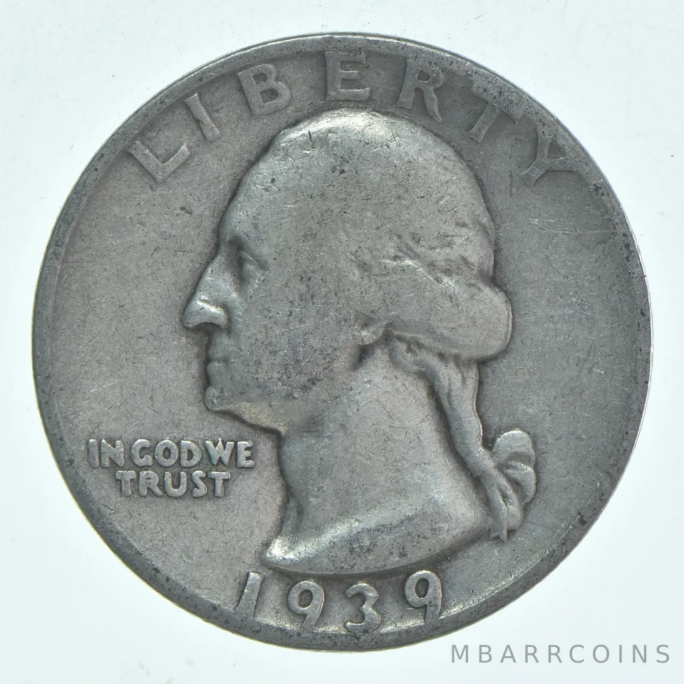1939-D Washington Quarter Average Circ