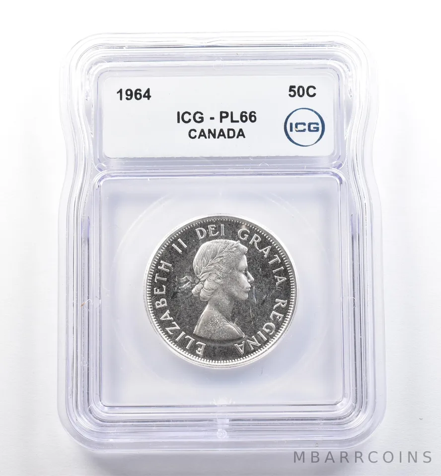1964 Canada 50 Cents PL66 ICG *0256