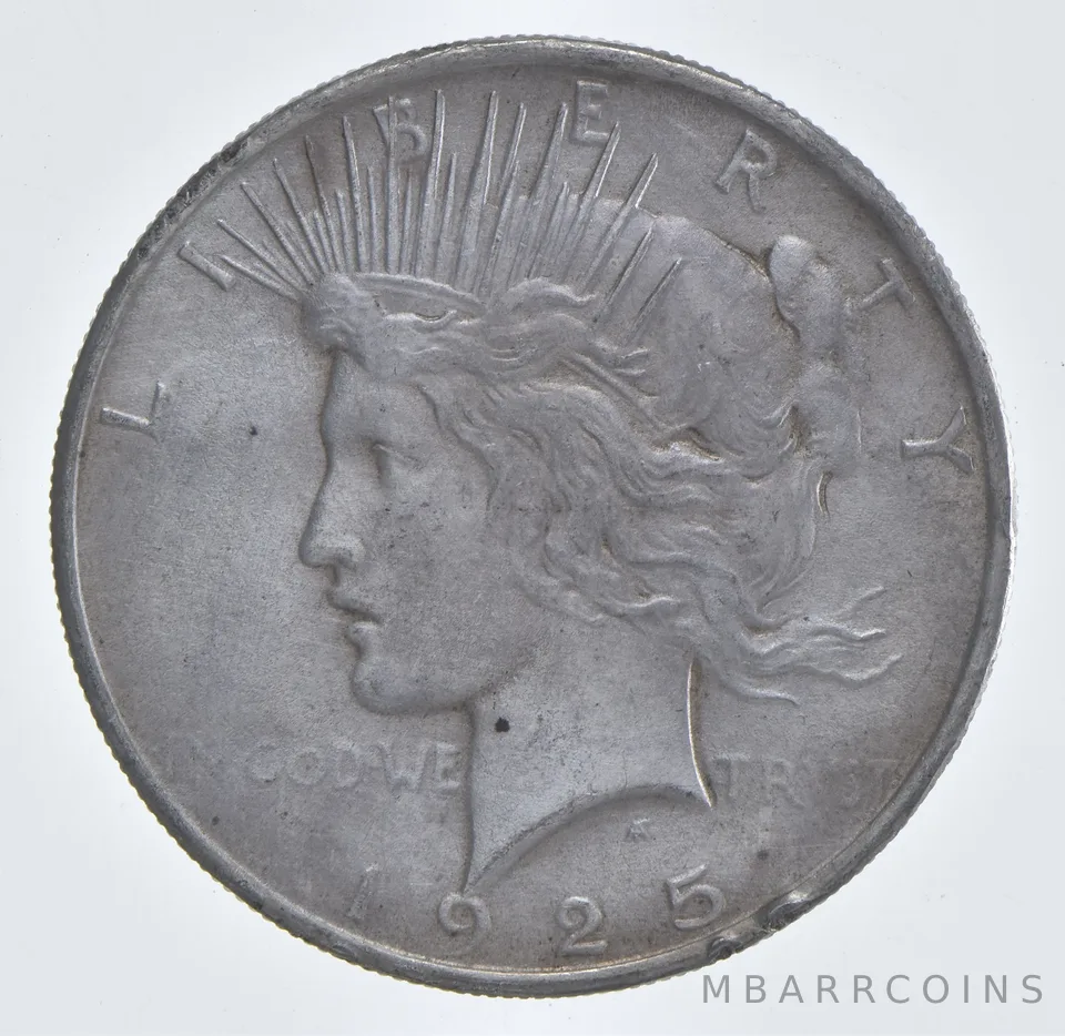 Better - 1925 Peace Silver Dollar - 90% US Coin *649