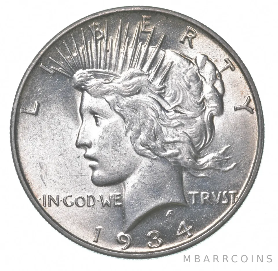 1934-D Peace Silver Dollar *4341