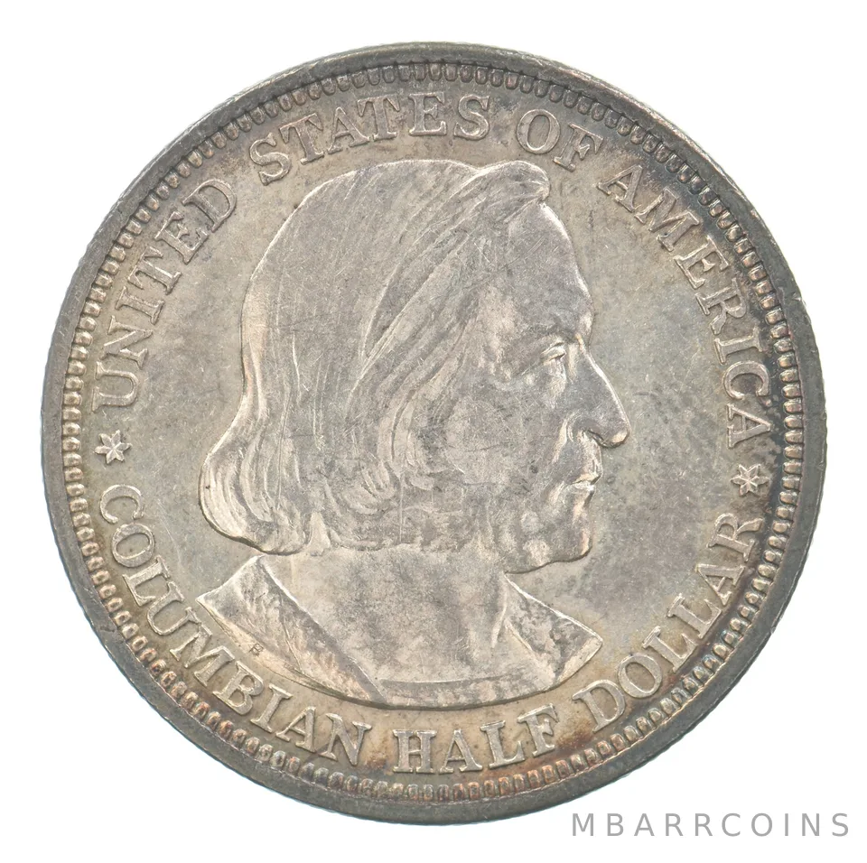 1893 Columbian Exposition Commemorative Half Dollar Beautiful Tone *6268