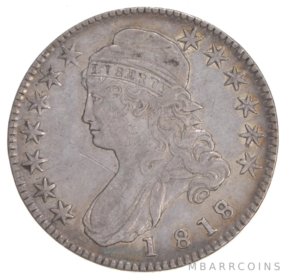 1818/7 Capped Bust Half Dollar - Small 8 *5712