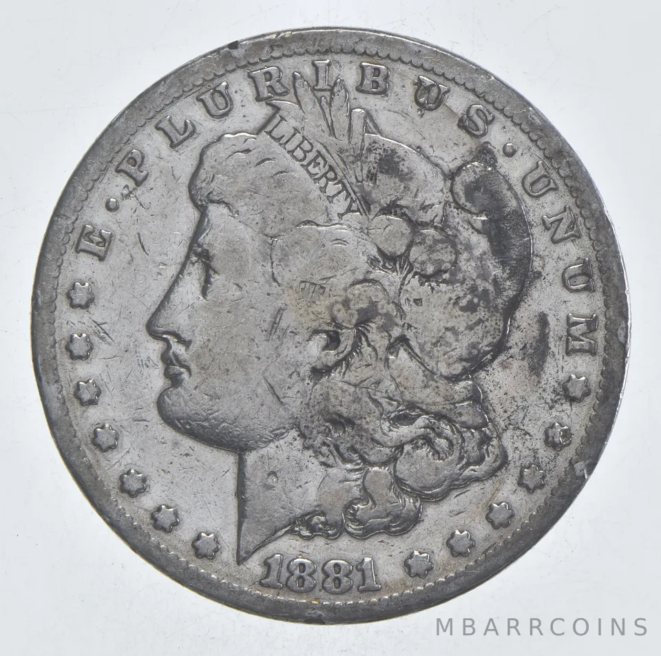 Early - 1881-S Morgan Silver Dollar - 90% US Coin *125