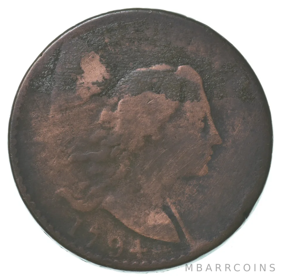 1794 Liberty Cap Large Cent a6365