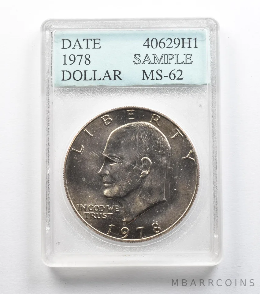 1978 Eisenhower $1 Sample Uncirculated *9580