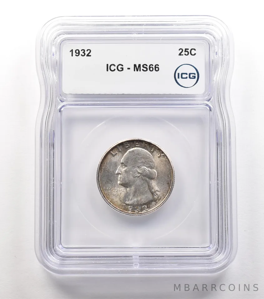 1932 Washington Quarter MS66 ICG *5604