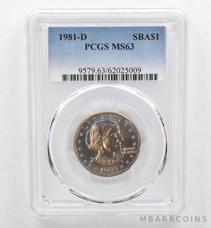 1981-D Susan B Anthony $1 MS63 PCGS Beautiful Tone *9543