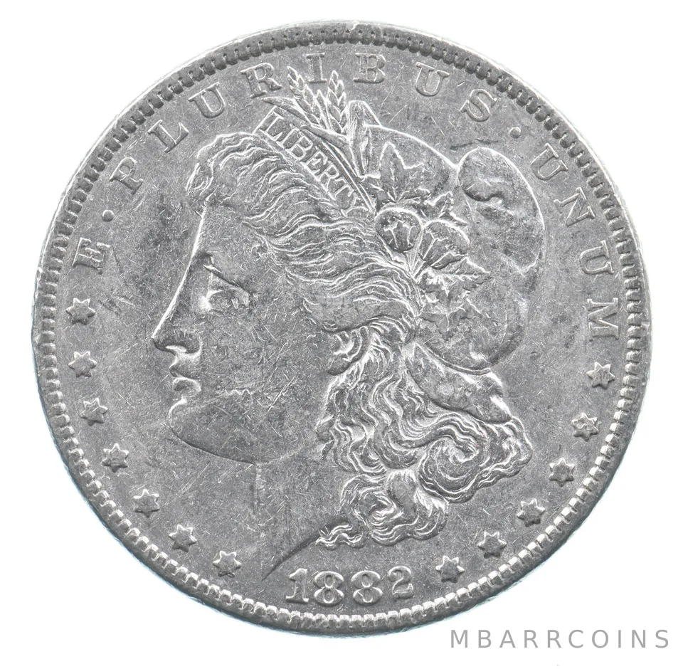 Better 1882 Morgan Silver Dollar - 90% US Coin - Nice Coin *383