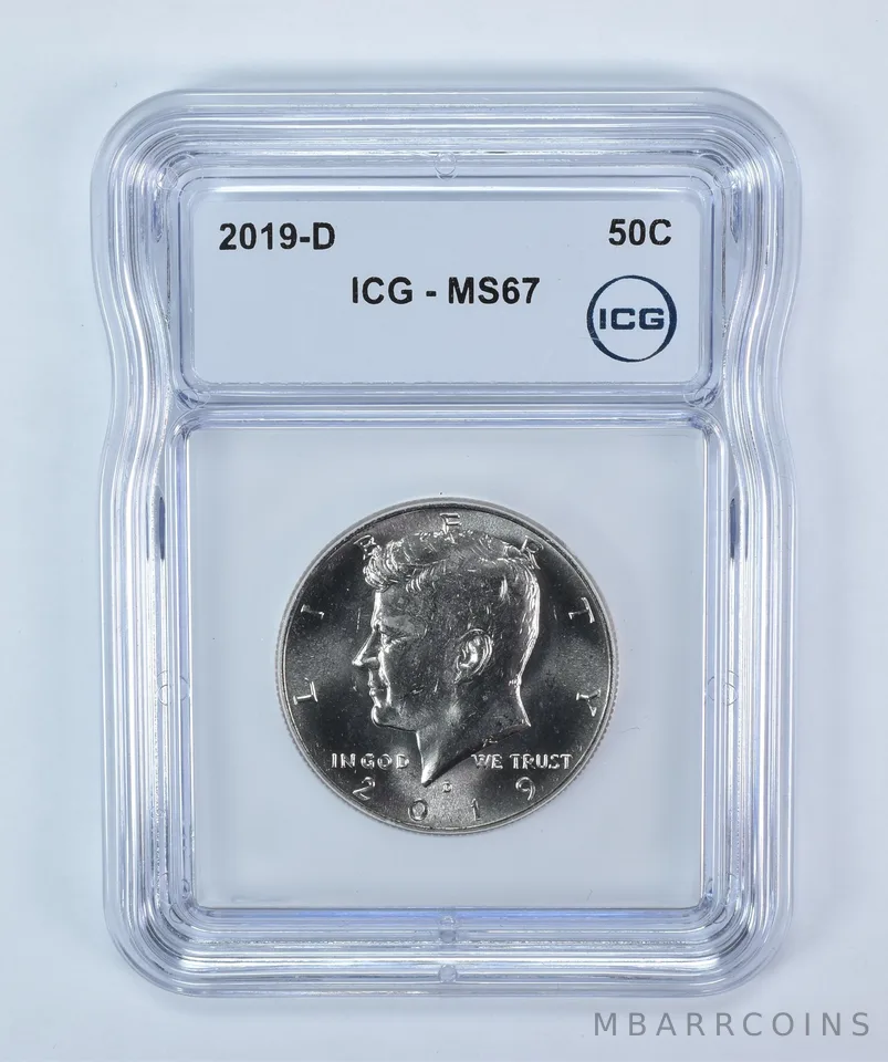 2019-D Kennedy Half Dollar MS67 ICG