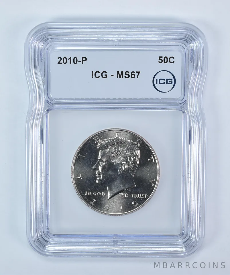 2010-P Kennedy Half Dollar MS67 ICG