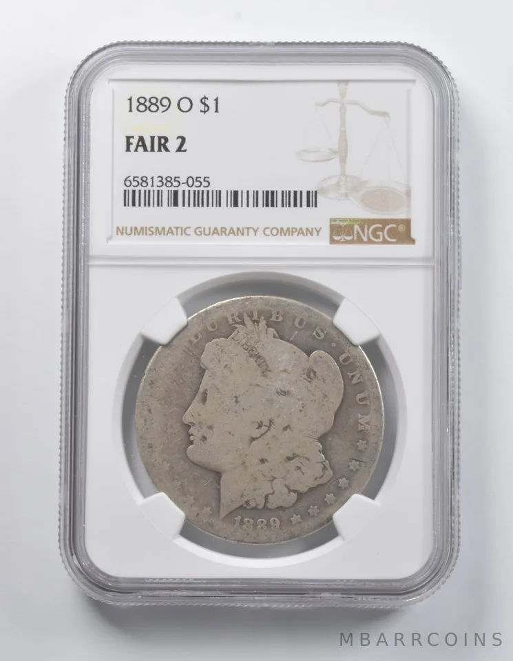 FAIR 2 1889-O Morgan Silver Dollar NGC a6900