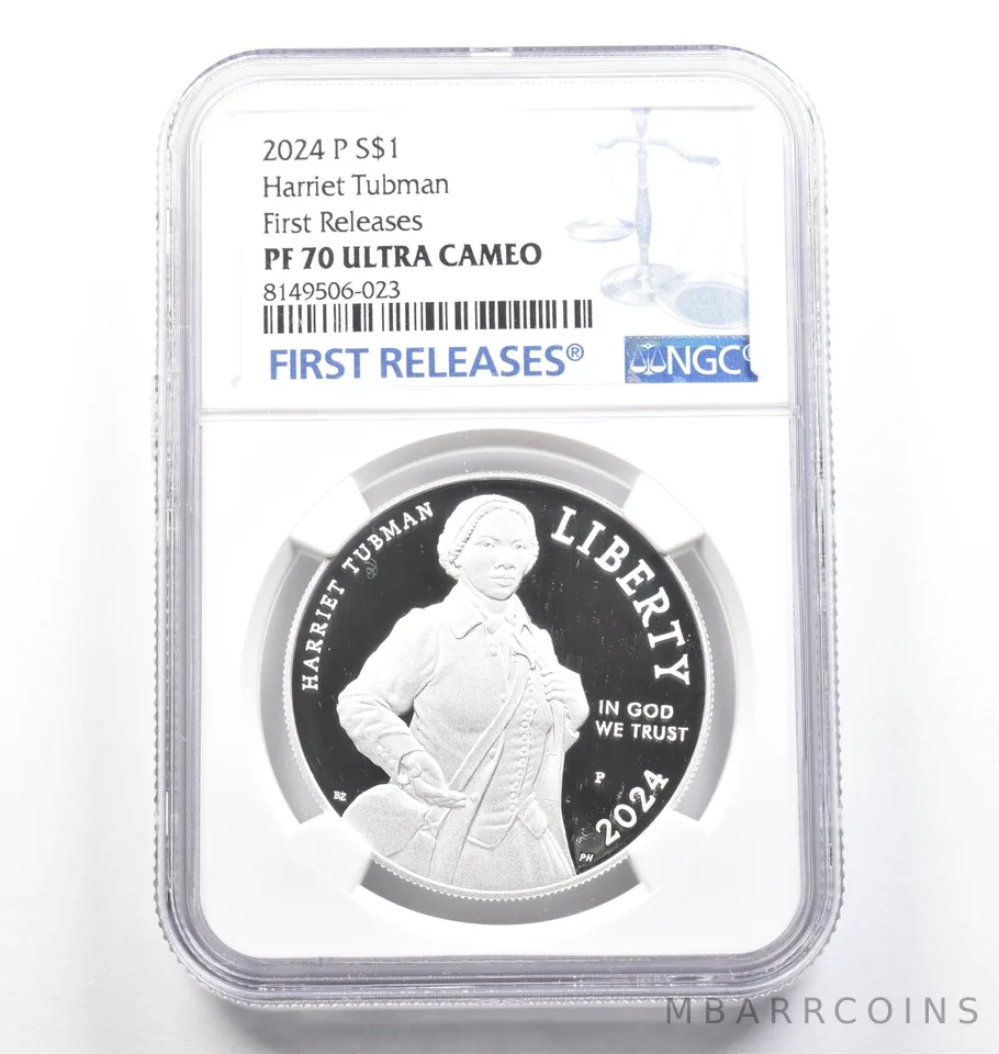 2024-P Harriet Tubman Commemorative Silver Dollar FR PF70 UCAM NGC *9816