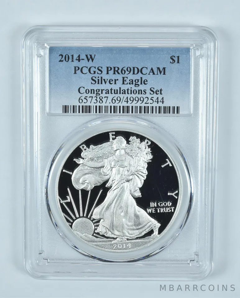2014-W American Silver Eagle Congratulations Set PR69 DCAM PCGS