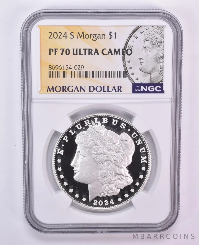 2024-S Morgan Silver Dollar PF70 UCAM NGC Special Label