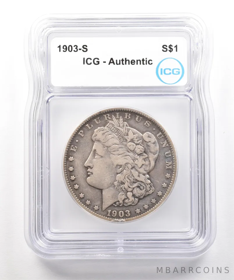1903-S Morgan Silver Dollar Authentic ICG *4261