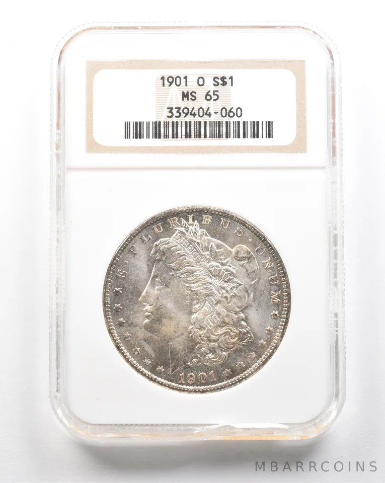 1901-O Morgan Silver Dollar MS65 NGC Old Holder a7439